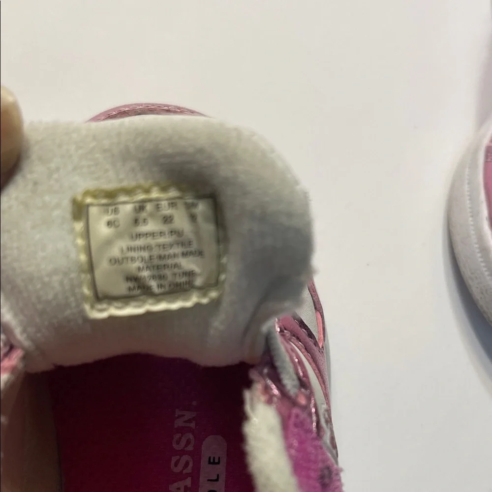 Pink and White Baby‎ Sneakers